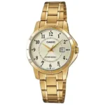 Casio LTP-V004G-9B price in Pakistan ladies gold tone stainless steel analog watch with date