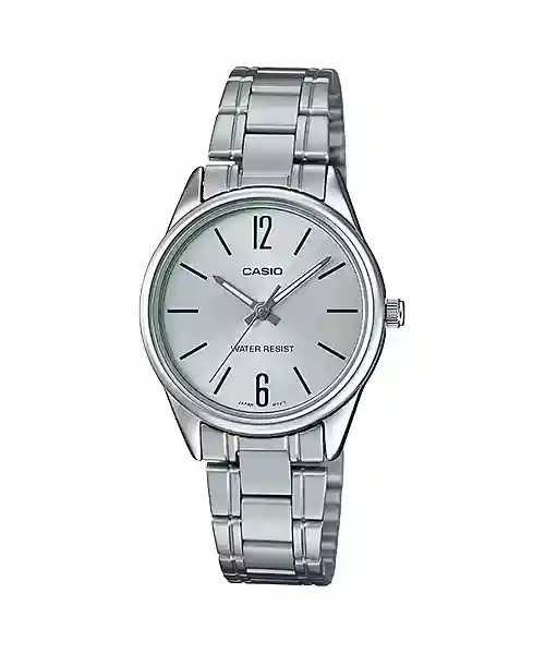 LTP-V005D-7B Casio LTP-V005D-7B price in Pakistan ladies silver dial stainless steel analog watch