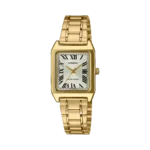 Casio LTP-V007G-9B price in Pakistan – gold tone ladies watch with Roman numeral dial