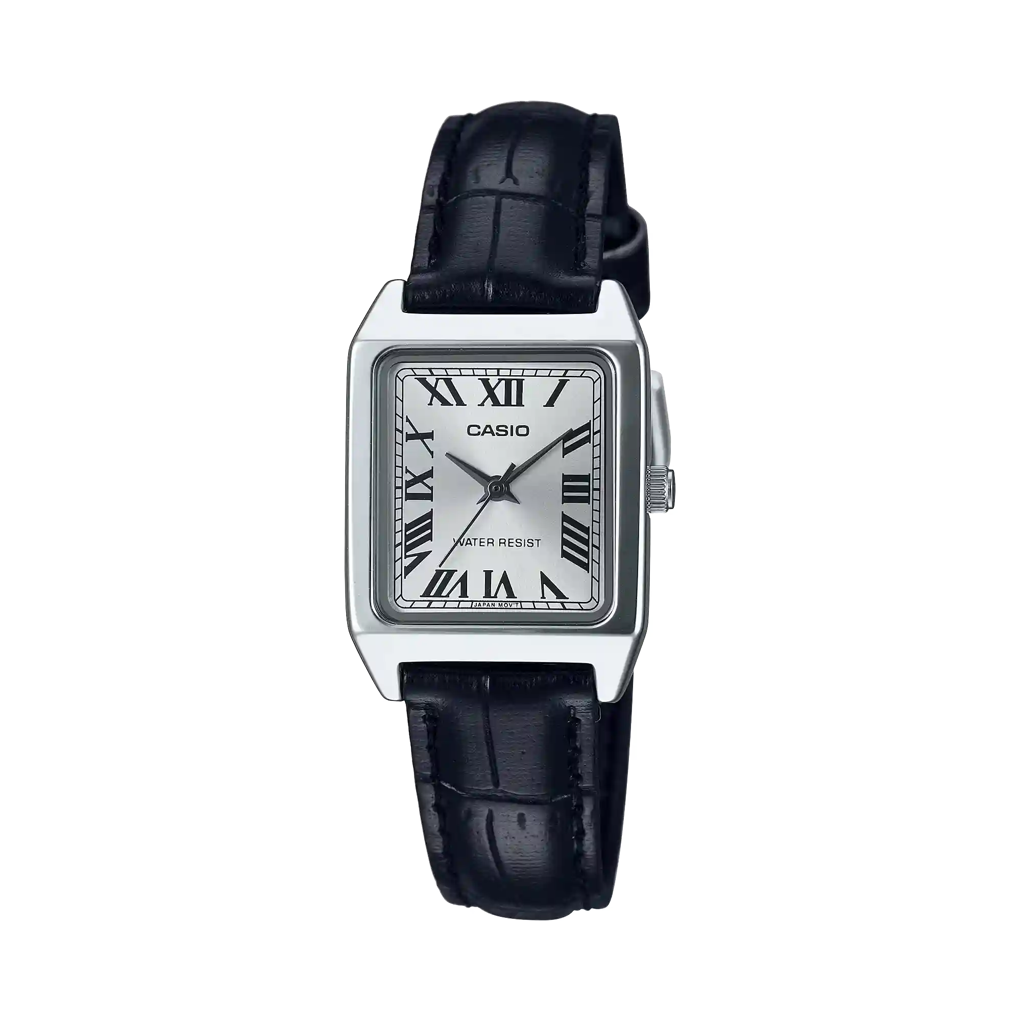 LTP-V007L-7B1 Casio LTP-V007L-7B1 price in Pakistan – Roman numeral ladies watch with black leather strap