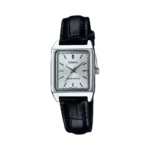 Casio LTP-V007L-7E1 price in Pakistan – rectangular ladies watch with black leather strap