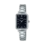 Casio LTP-V009D-1E price in Pakistan – slim rectangular ladies watch with black dial