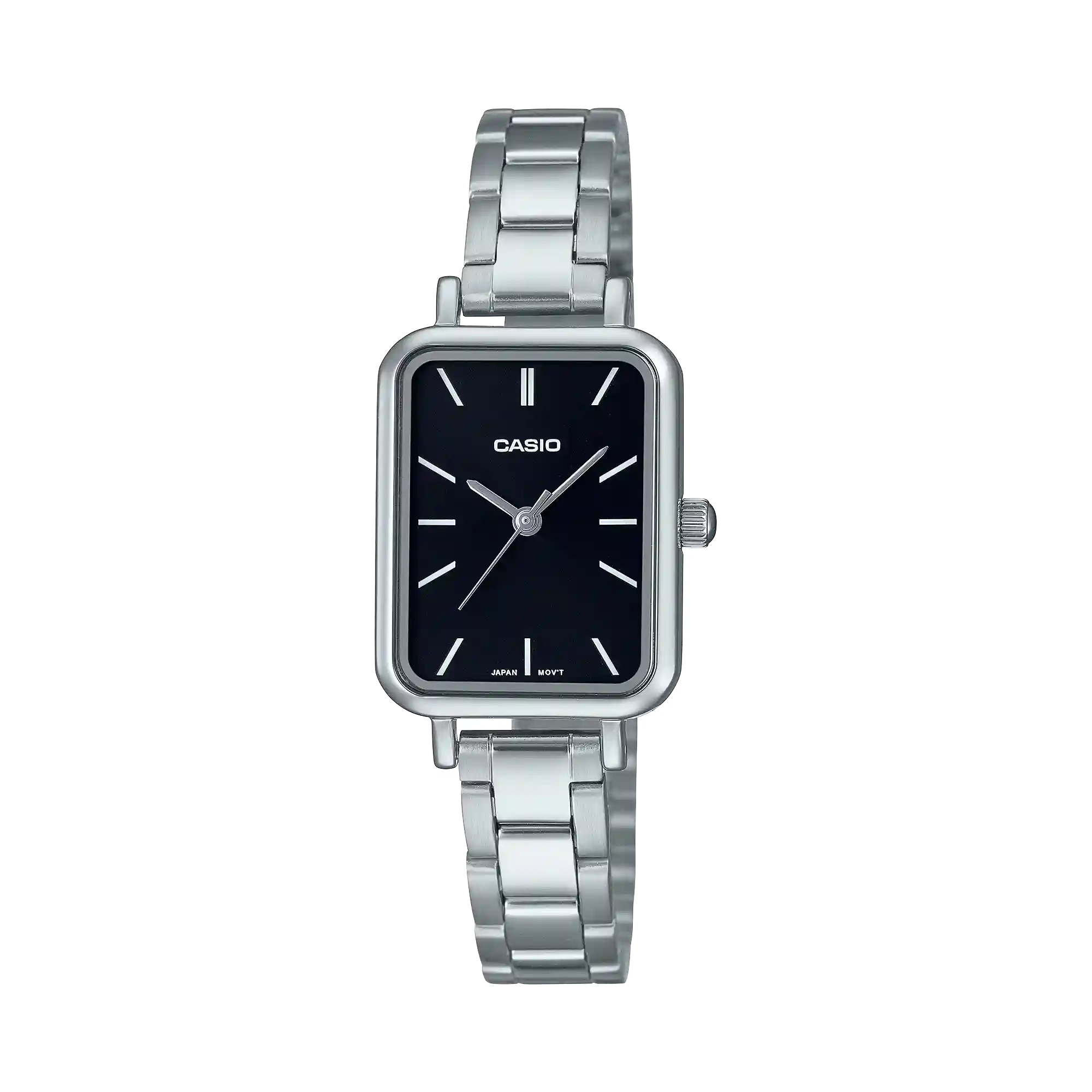 LTP-V009D-1E Casio LTP-V009D-1E price in Pakistan – slim rectangular ladies watch with black dial