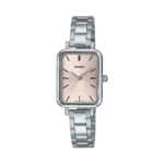 Casio LTP-V009D-4E price in Pakistan – slim rectangular ladies watch with pink dial