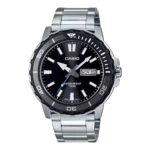 Casio MTD-125D-1A3V price in Pakistan black dial marine sports stainless steel watch