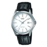 Casio MTP-1183E-7A price in Pakistan men's white dial analog watch with black genuine leather strap