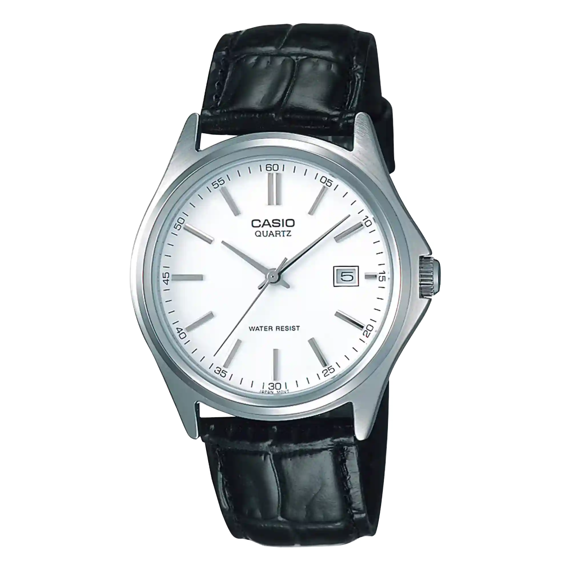 MTP-1183E-7A Casio MTP-1183E-7A price in Pakistan men's white dial analog watch with black genuine leather strap