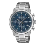 Casio MTP-E510D-2A2V price in Pakistan blue dial men's chronograph watch with stainless steel band
