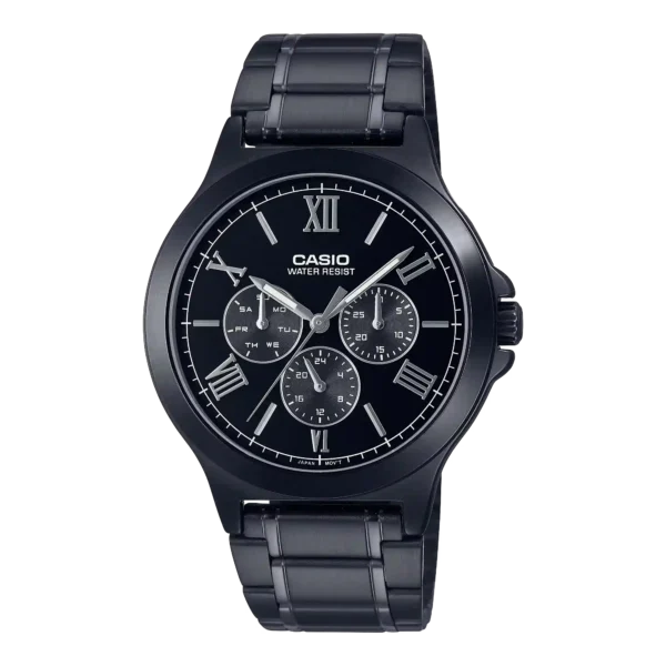 Casio MTP-V300B-1A price in Pakistan - black stainless steel men's analog watch