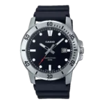 Casio MTP-VD01-1EV price in Pakistan sporty black dial analog watch with black resin strap