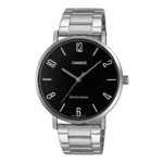 Casio MTP-VT01D-1B price in Pakistan black dial stainless steel analog watch