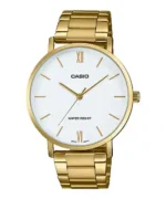 Casio MTP-VT01G-7B price in Pakistan white dial gold tone analog watch