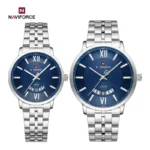 NAVIFORCE NF9238 price in Pakistan - men's and women's quartz calendar couple watches