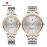 NAVIFORCE NF9238 price in Pakistan - men's and women's quartz calendar couple watches