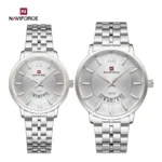 NAVIFORCE NF9238 price in Pakistan - men's and women's quartz calendar couple watches