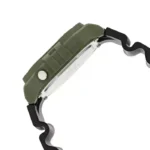 Casio W-218H-3AV price in Pakistan green case sporty digital Illuminator watch with black resin band